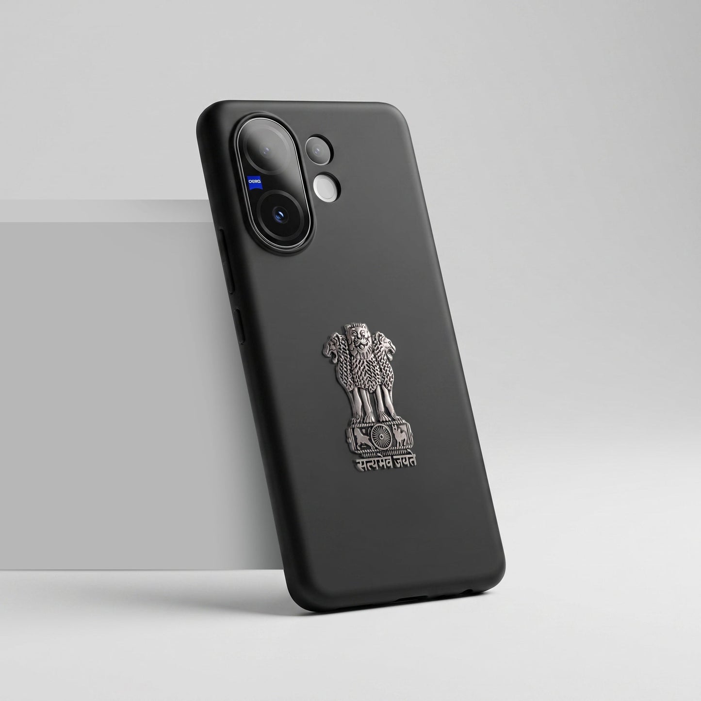 Vivo X200 FE 5G Compatible Satyamev Jayate 3D Metal Emblem Sticker
