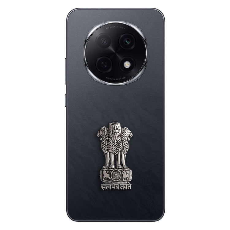 Oppo F29 Pro 5G Compatible Satyamev Jayate 3D Metal Emblem Sticker