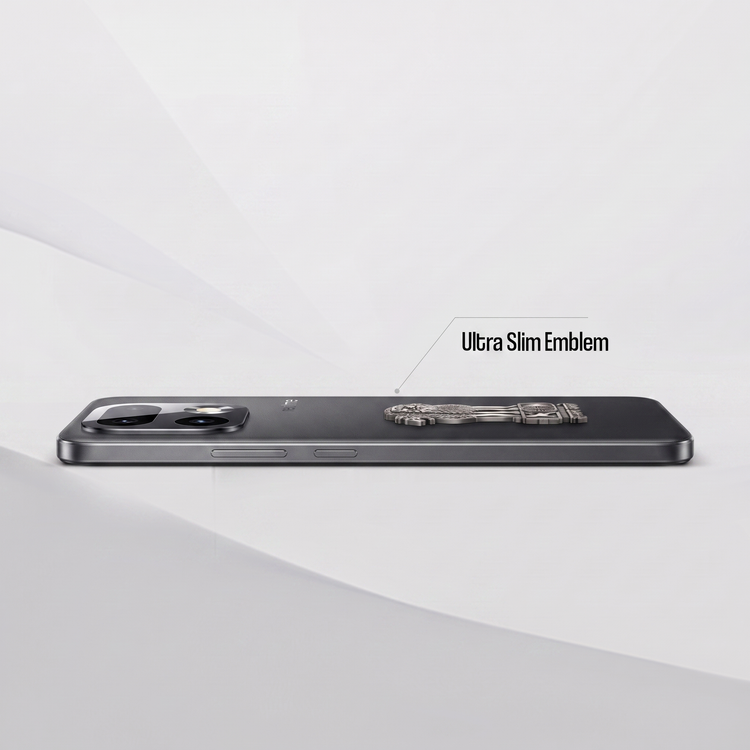 Realme 16 Pro+ 5G Compatible Satyamev Jayate 3D Metal Emblem Sticker