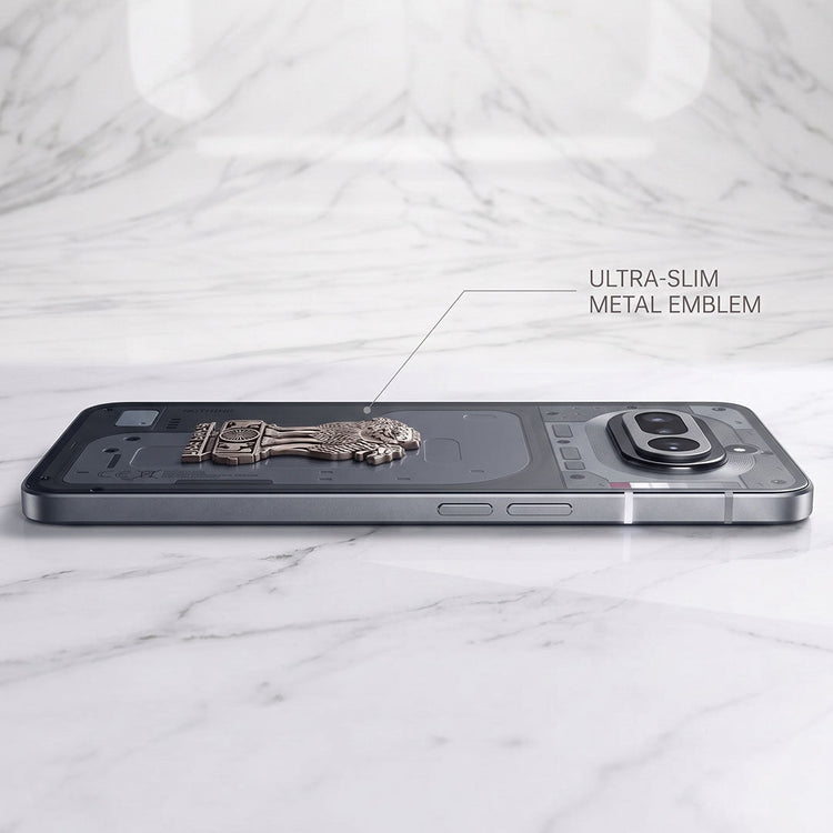 Nothing Phone 4A 5G Compatible Satyamev Jayate 3D Metal Emblem Sticker