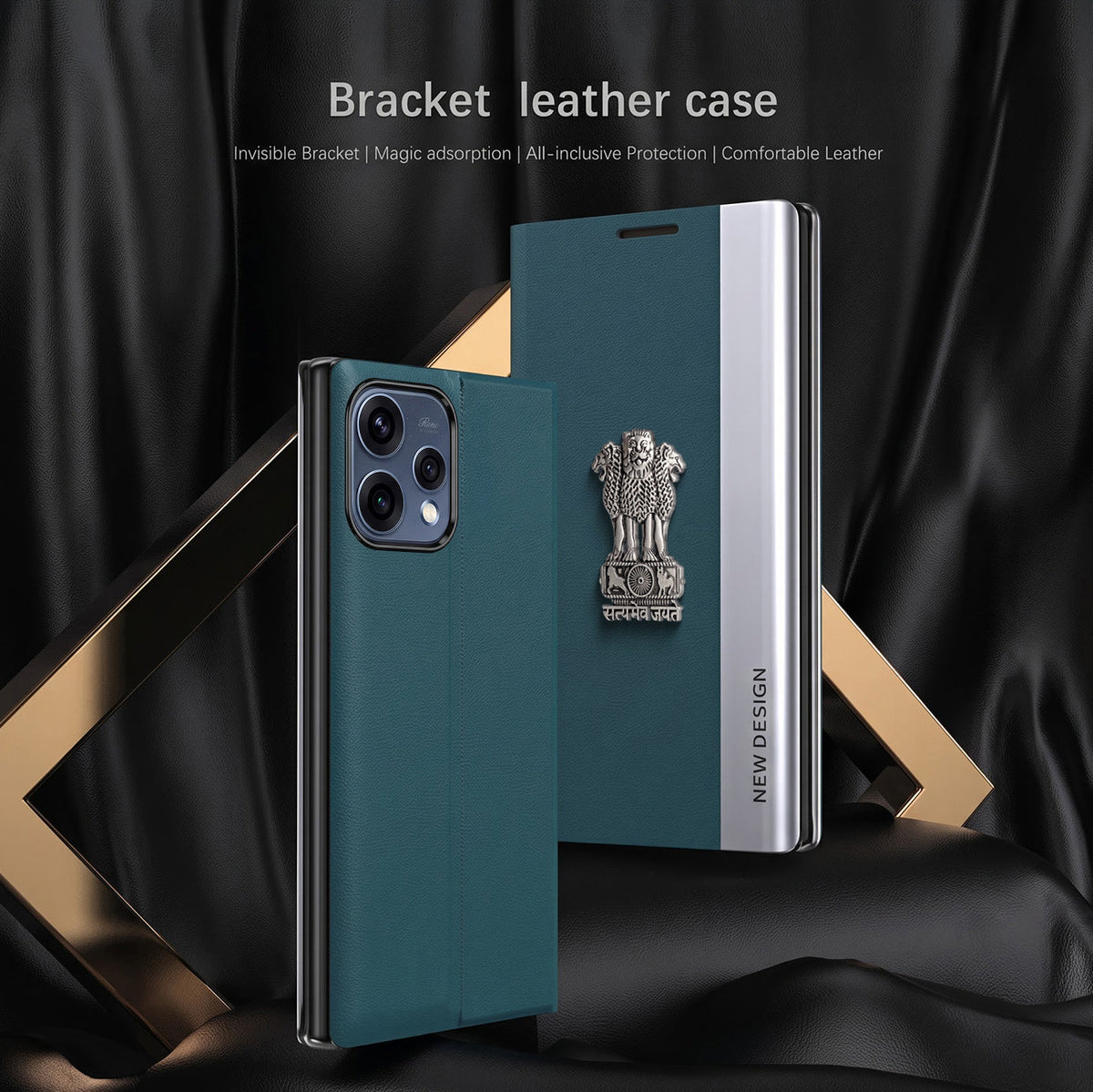 Oppo Reno 15 5G Satyamev Jayate Flip Leather Case