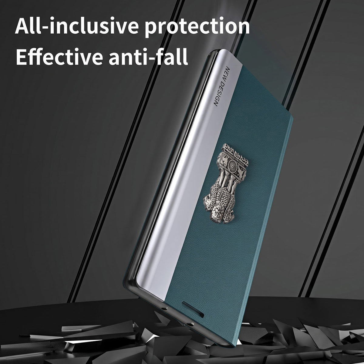 Oppo Reno 14 Pro 5G Satyamev Jayate Flip Leather Case