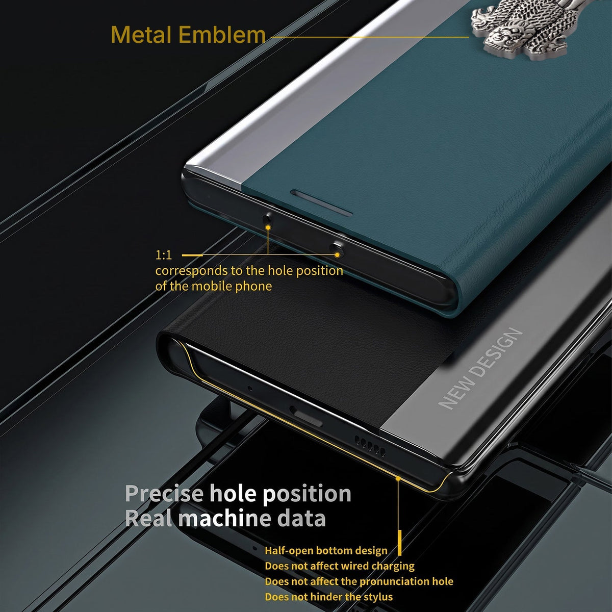 Oppo Reno 13 Pro 5G Satyamev Jayate Flip Leather Case